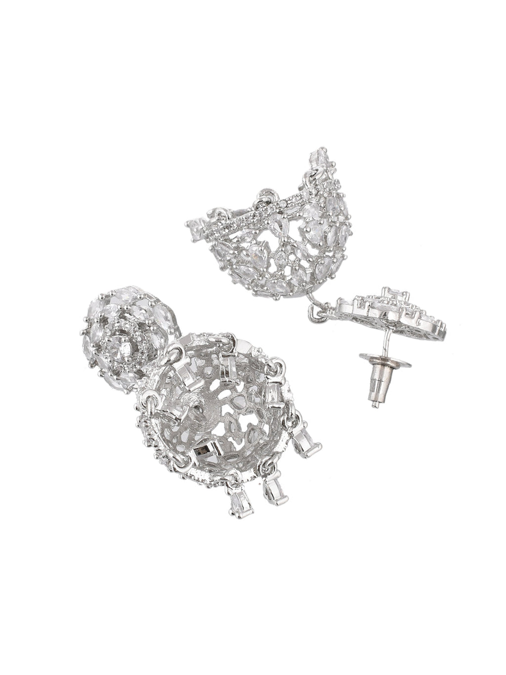 American Diamond Jhumka Earring